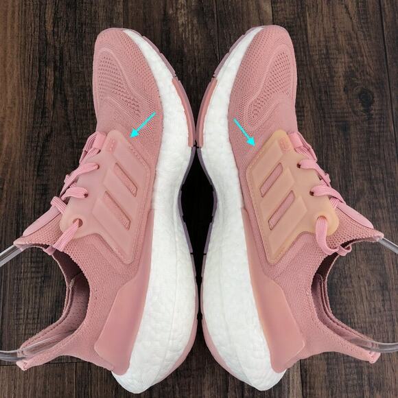 Adidas Ultraboost 22 Running Shoe Sneaker Primeknit Upper Supportive Size 7 Pink - Picture 7 of 16